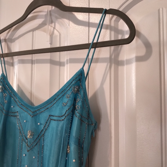 Floor length art deco beaded dress remake - Picture 5 of 11